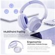 Auriculares inalámbricos Havit H668BT ANC Bluetooth Gamer Purple